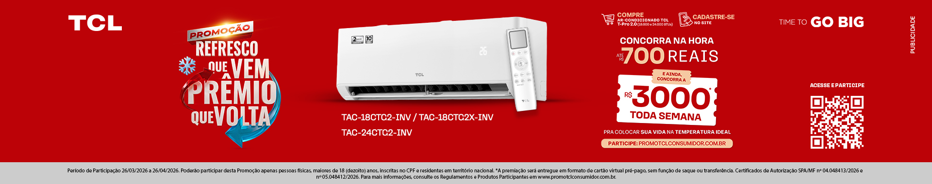 [PARCERIA] TCL - Refresco que vem, prêmio que volta - Destaque